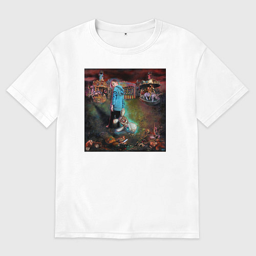 Мужская футболка оверсайз Korn - The Serenity of Suffering / Белый – фото 1