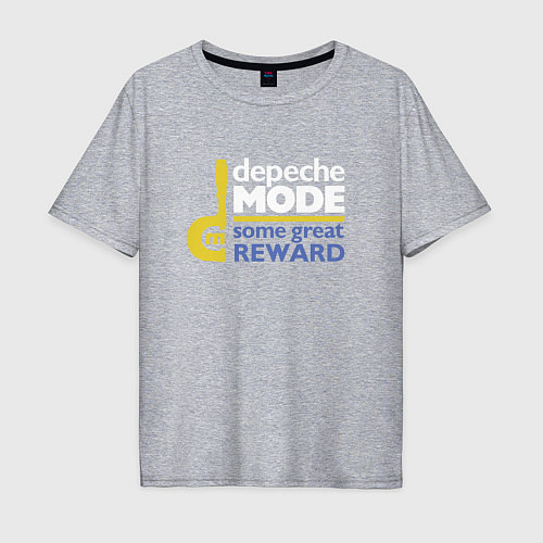 Мужская футболка оверсайз Deepche Mode - Some great reward / Меланж – фото 1