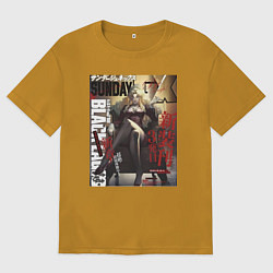 Мужская футболка оверсайз Пираты Чёрной лагуны Балалайка