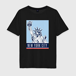 Футболка оверсайз мужская Style New York, цвет: черный