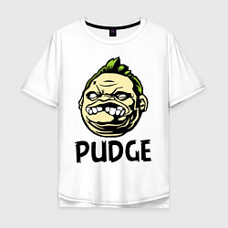 Мужская футболка оверсайз Pudge Face