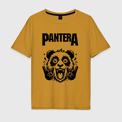 Мужская футболка оверсайз Pantera - rock panda