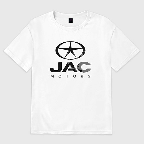 Мужская футболка оверсайз Jac - logo / Белый – фото 1