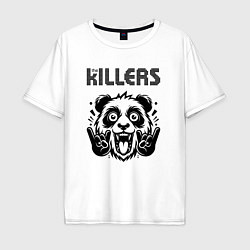 Мужская футболка оверсайз The Killers - rock panda