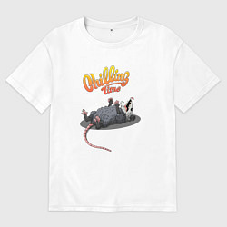 Мужская футболка оверсайз Possum