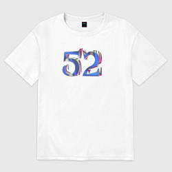 Мужская футболка оверсайз 52