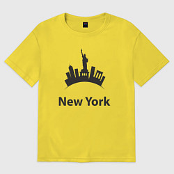 Мужская футболка оверсайз New York mood