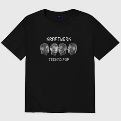 Мужская футболка оверсайз Kraftwerk - Techno Pop