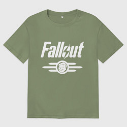 Мужская футболка оверсайз Fallout - vault 33
