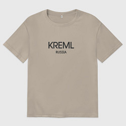 Футболка оверсайз мужская Kreml, цвет: миндальный