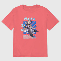 Мужская футболка оверсайз Герта - Хонкай Стар Рейл