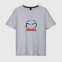 Мужская футболка оверсайз Mazda logo