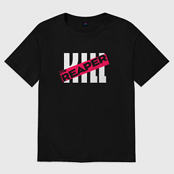 Футболка оверсайз мужская Kill the Reaper - Black, цвет: черный