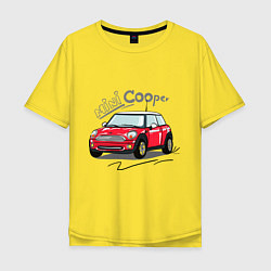 Мужская футболка оверсайз Mini Cooper