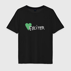 Мужская футболка оверсайз Depeche Mode - Exciter logos