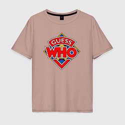 Мужская футболка оверсайз Guess who
