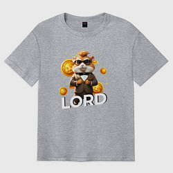 Футболка оверсайз мужская Hamster kombat lord, цвет: меланж