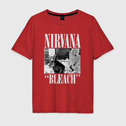 Мужская футболка оверсайз Nirvana bleach black album