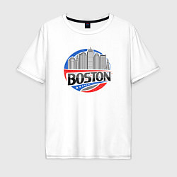 Мужская футболка оверсайз City Boston