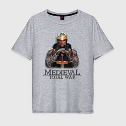Мужская футболка оверсайз Medieval: Total War logo