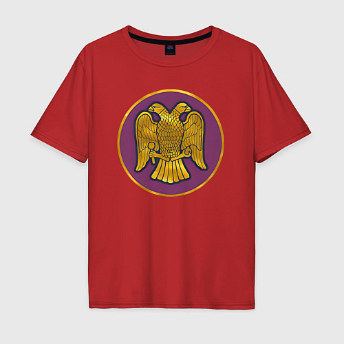Мужская футболка оверсайз Восточная Римская Империя из Total War: Attila / Красный – фото 1