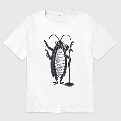 Мужская футболка оверсайз Тараканчик певец
