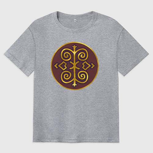 Мужская футболка оверсайз Склавины из Total War: Attila / Меланж – фото 1