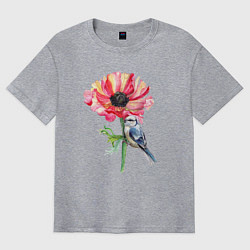 Мужская футболка оверсайз Мак и лазоревка