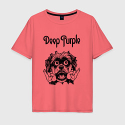 Мужская футболка оверсайз Deep Purple - rock dog