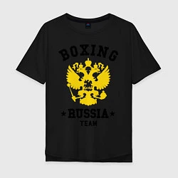 Мужская футболка оверсайз Boxing Russia Team