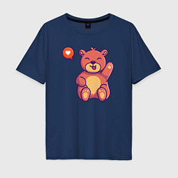 Мужская футболка оверсайз Lovely bear