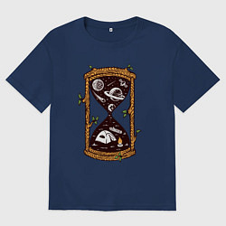 Мужская футболка оверсайз Космический поход