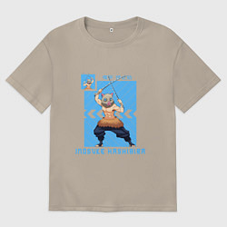 Мужская футболка оверсайз Клинок рассекающий демонов иноске