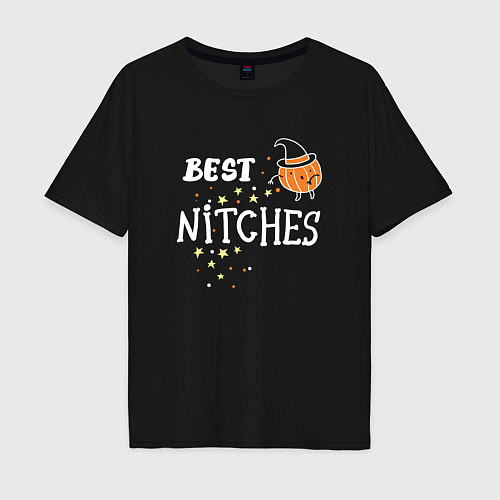 Мужская футболка оверсайз Best nitches / Черный – фото 1