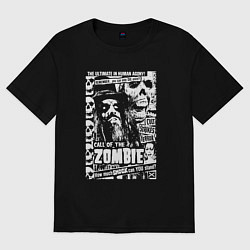Мужская футболка оверсайз Rob zombie skulls