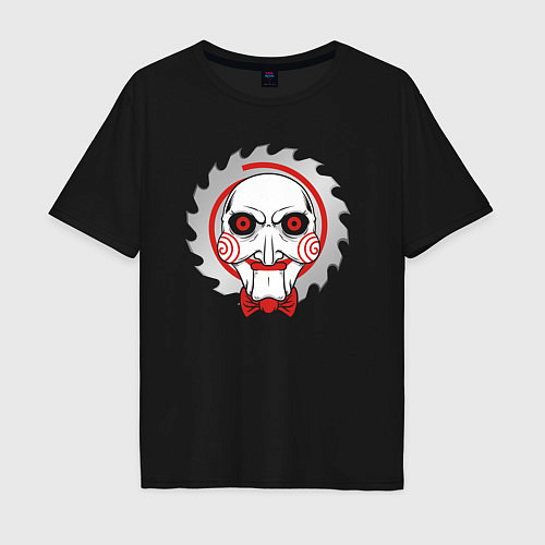 Мужская футболка оверсайз Billy the Puppet / Черный – фото 1