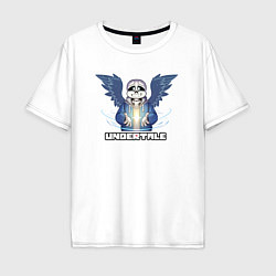 Мужская футболка оверсайз Undertale Санс