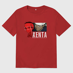 Футболка оверсайз мужская Кэнта Ли терминатор зеро, цвет: красный