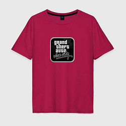 Мужская футболка оверсайз GTA logo black