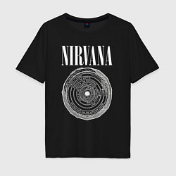 Мужская футболка оверсайз Nirvana circle