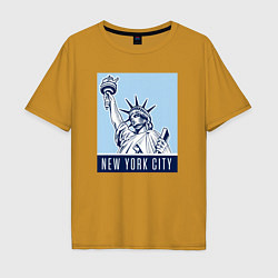 Мужская футболка оверсайз New York style