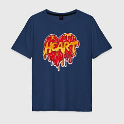 Мужская футболка оверсайз Honey heart