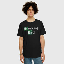 Футболка оверсайз мужская Breaking bad logo, цвет: черный — фото 2