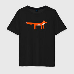 Мужская футболка оверсайз Funny fox