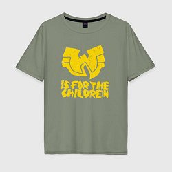 Футболка оверсайз мужская Wu-Tang для детей, цвет: авокадо