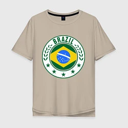 Мужская футболка оверсайз Brazil 2014