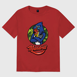 Мужская футболка оверсайз Mandrill