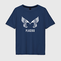 Мужская футболка оверсайз Placebo - logo