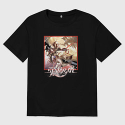 Футболка оверсайз мужская Фуга, цвет: черный