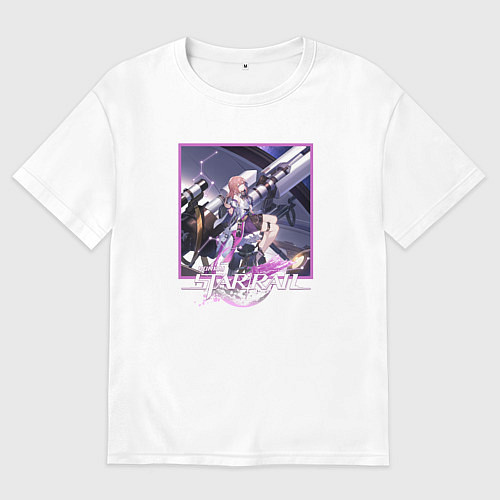 Мужская футболка оверсайз Аста / Белый – фото 1